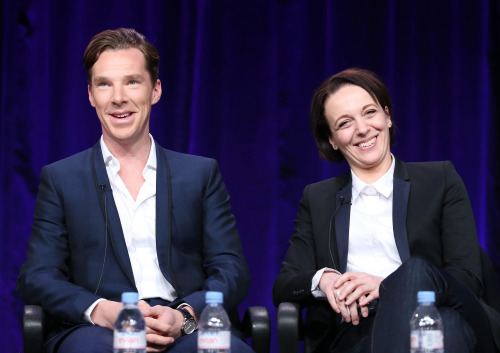 fyantagonist: Benedict Cumberbatch speaks onstage during the ‘Masterpiece/Sherlock, Season 3&r