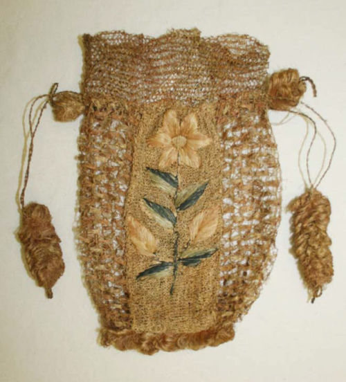 neshamama:drawstring bags, 18th and 19th century