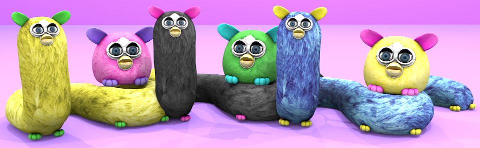 cursedcc: Furbies, Long and Small! Sims 4 Small... - Emily CC Finds