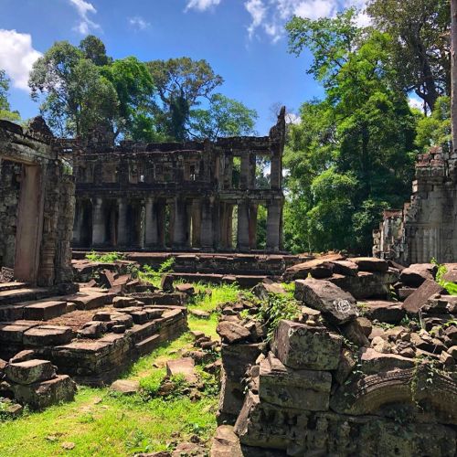 hinducosmos:Preah Khan Temple, Angkor Wat, Cambodialoreleypolaroid wrote : Preah Khan Temple. It is 