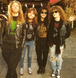 fadetolars:  10 favorite pictures ofMetallica (2/10)  Old