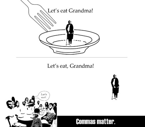 rlbirl: saramcclarinet: thewrittenmagic: beben-eleben: Punctuation Matters by The Visual Communicati