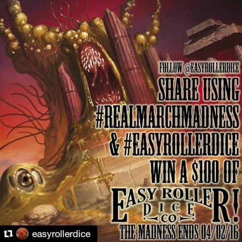 Those lunatics over @easyrollerdice are at it again with a dice give away!#RealMarchMadness #easyrol