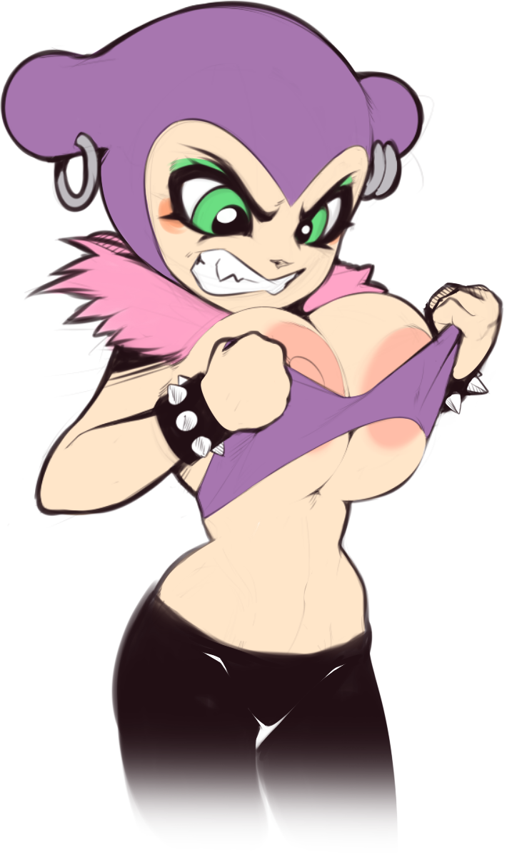 soubriquetrouge: The forgotten Nintendo tittybat and her struggles.  Art @plantpenetrator