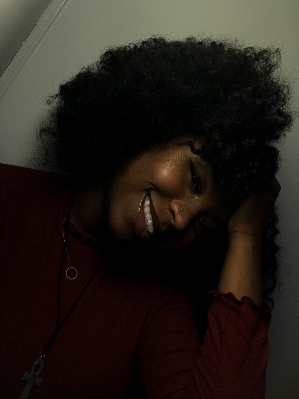 kenfinityandbeyond:I am of the “so black,” I glow in the dark and melt in the