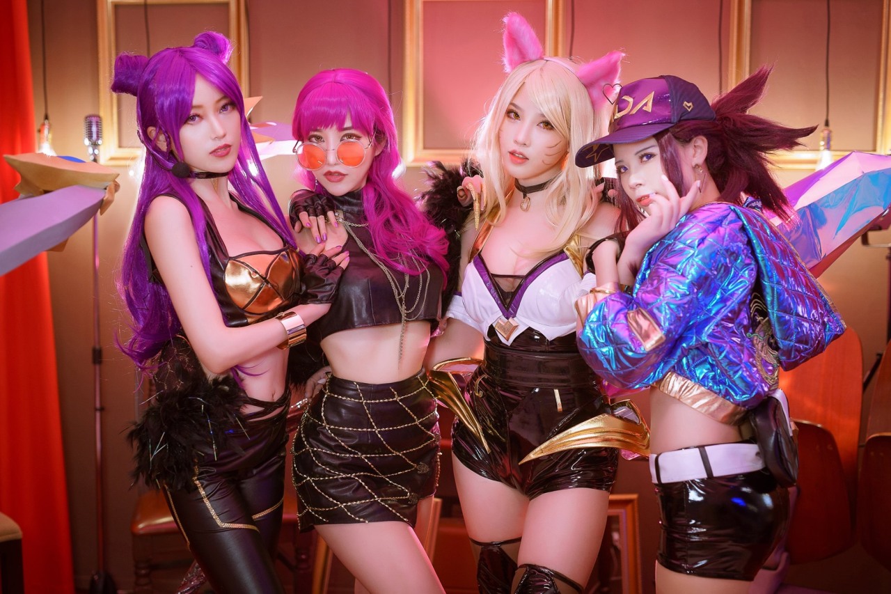 Ahri - 咪妃Julia Akali - 雨童Rain Evelynn - 煙HedY Cosplayer Kai’sa - 關於楊哲 Arger