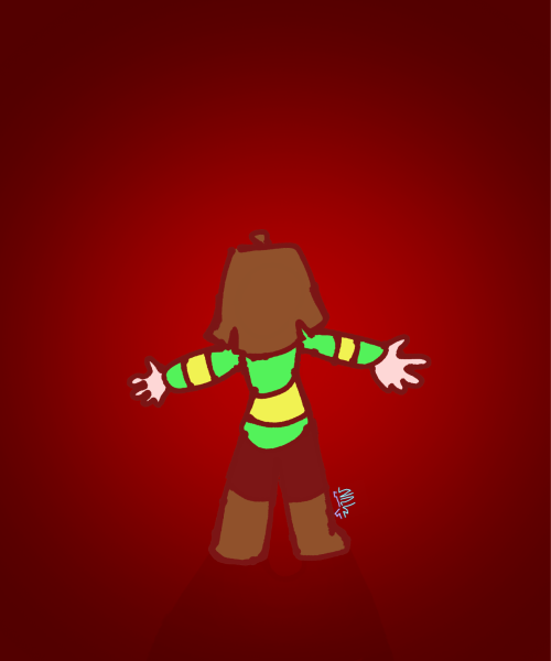 Many Years Ago I Wanted To Create An AU. One Of The Many I Made Was This One, Chara After The Player
