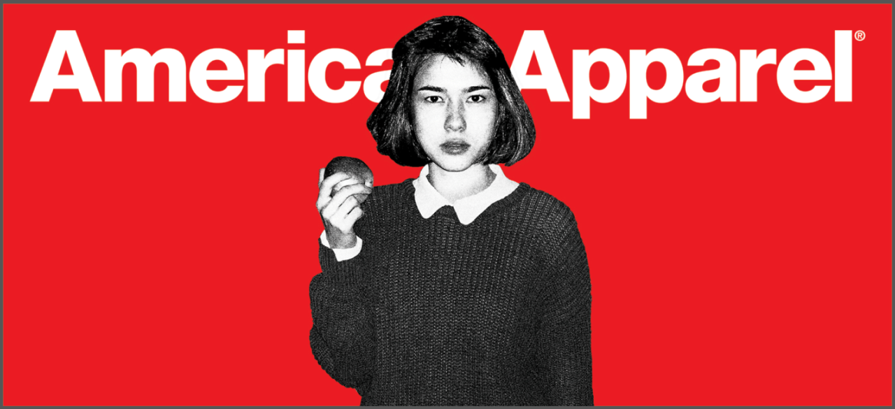 americanapparel:  Alice in a new billboard by American Apparel, coming soon to Los