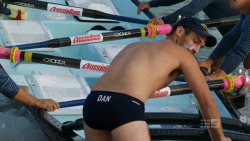 cooperquinn:  Dan in the surfboat race. KJHAVSKDVAKSDVADGHADA