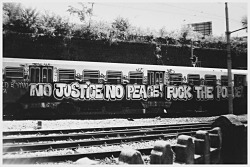  No justice no peace! Fuck the police! 