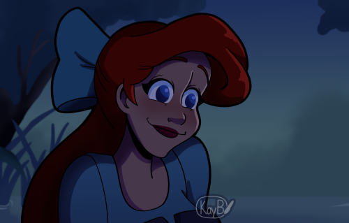 Ariel this week! Kiss the Girl is one of my favorite Disney songs and when I saw this goofy expressi