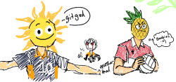 snaishou-snuguru:  here are some doodles from last night with @ap0llx @shingeki-no-kyojiins, and other elijah also plantkawa is literally all im drawing now, lord help me 