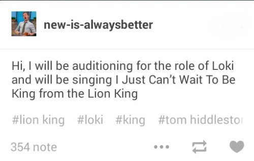 tesssagrayed:  Tumblr+ inappropriate audition songs meme