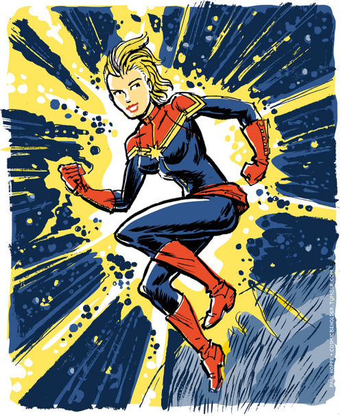 cosmicbeholder: Tribute-Time! This is the latest iteration of the Marvel character Carol Danvers, fo