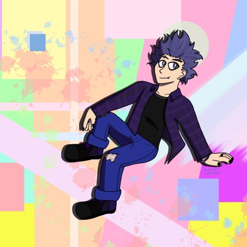 Sometimes When You’re Stressed, You Just Gotta Draw A Random Background That Doesn’t Make Sense And