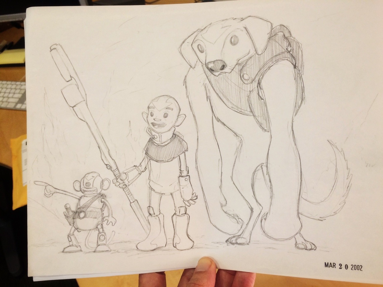 bryan konietzko — Here it is, the original of the first drawing I...