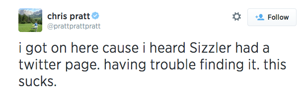 chrisprattawesomesource:  Chris Pratt tweets (Part 1) 