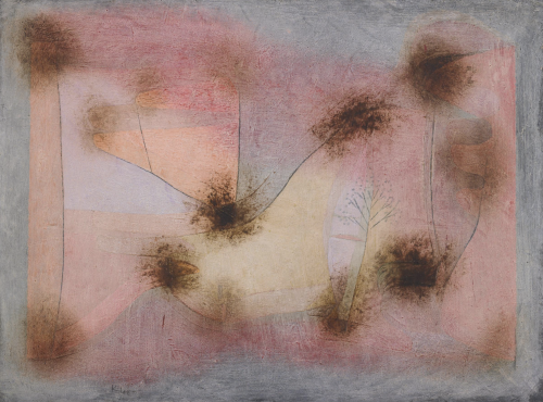 neshamama:paul klee, “hardy plants,” 1934, oil on pulpboard