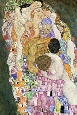 theroadsiknew:  llamenrama:  loftcultural:  Gustav Klimt - Death and Life (1916)  i want to see some klimt irl  I saw Hope II in person and I just stood in front of it and cried