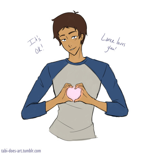 tabi-does-art: A quick Lance doodle. Remember, he loves all of you, no matter what happens!