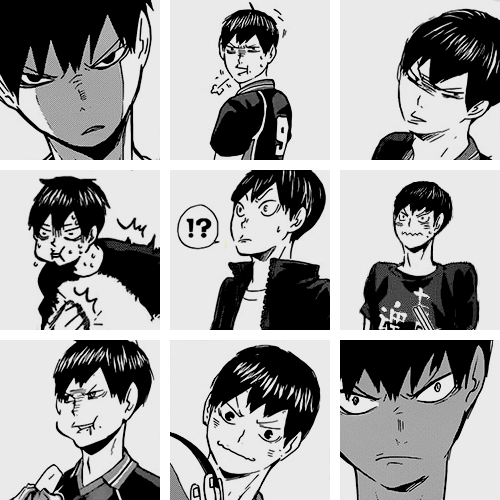 yuuuta:                    The many faces of: Kageyama Tobio 