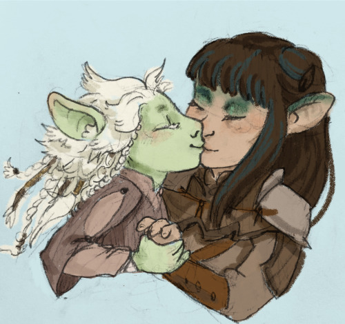 gelfyerself:Stonegrot doodle!  (its practically a requirement) So sweet