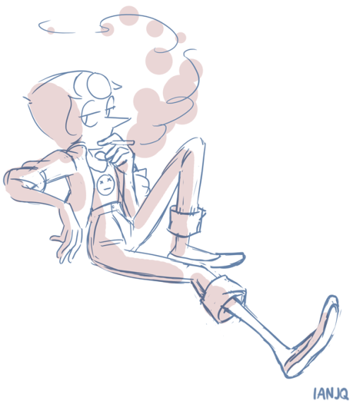 ianjq:  i drew laurenzuke’s bad pearl (ps Pearl does not actually endorse smoking!!! be smart don’t start)