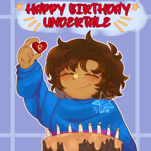 My Last Two Years Anniversary Art For Undertale :) (you Can Tell Which One I Had Time To Make Art For