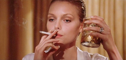 supermodelgif:  Michelle Pfeiffer as Elvira Hancock in Scarface (1983) 