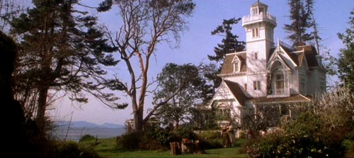 The entire house was a specially built architectural shell that was torn down after filming. It was 