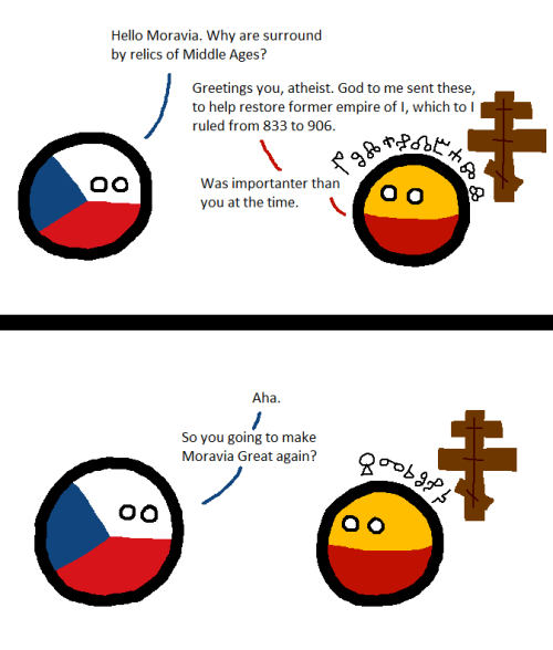 daily-polandball: There was a state called ‘Great Moravia’ once