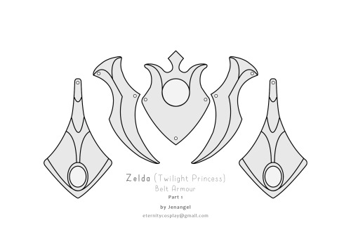 Zelda (Twilight Princess)Belt Armour in high qualityFree patternMade in Adobe IllustratorI hope I ca
