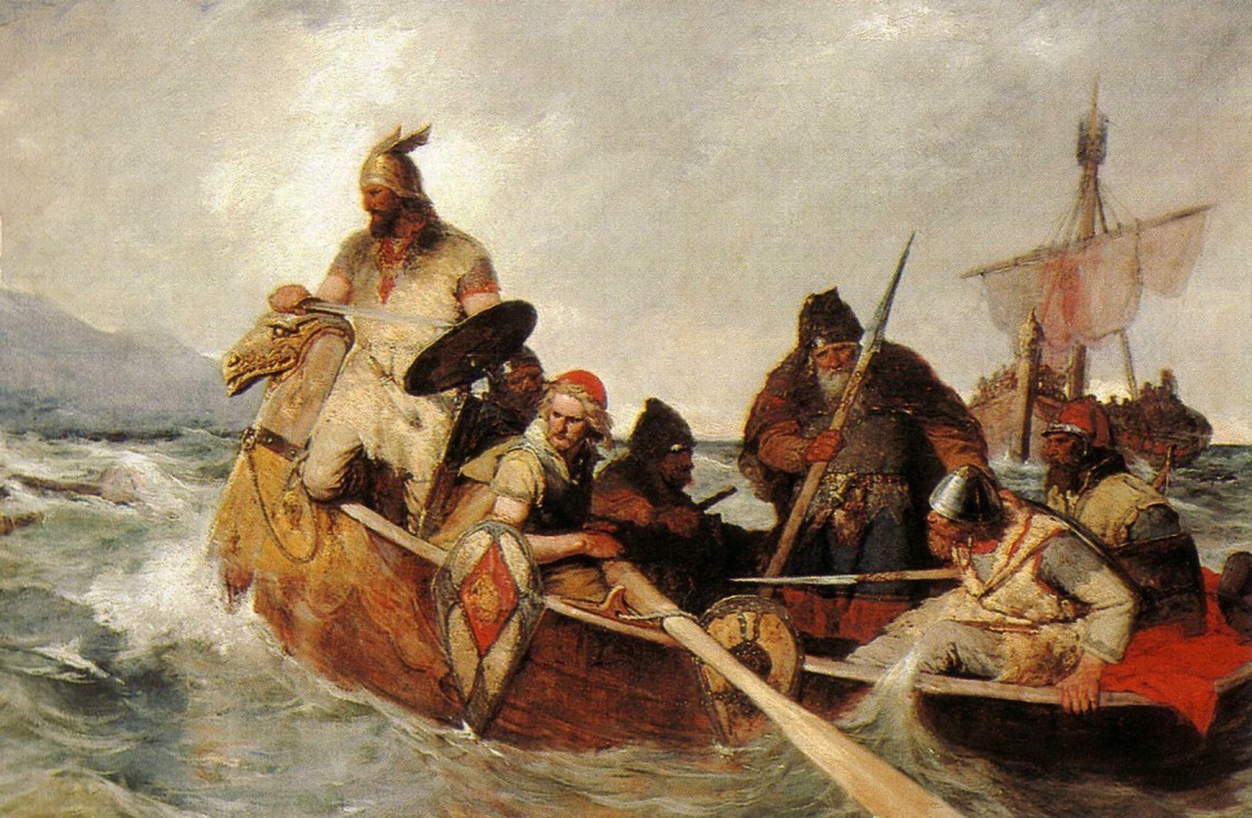 gioerlendur:  Oscar Wergeland- Vikings off Iceland 