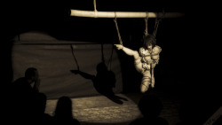 Kinbakuluxuria:  Performing In Prague. Model Redsabbath, Rigger Wildties, Image Vetv