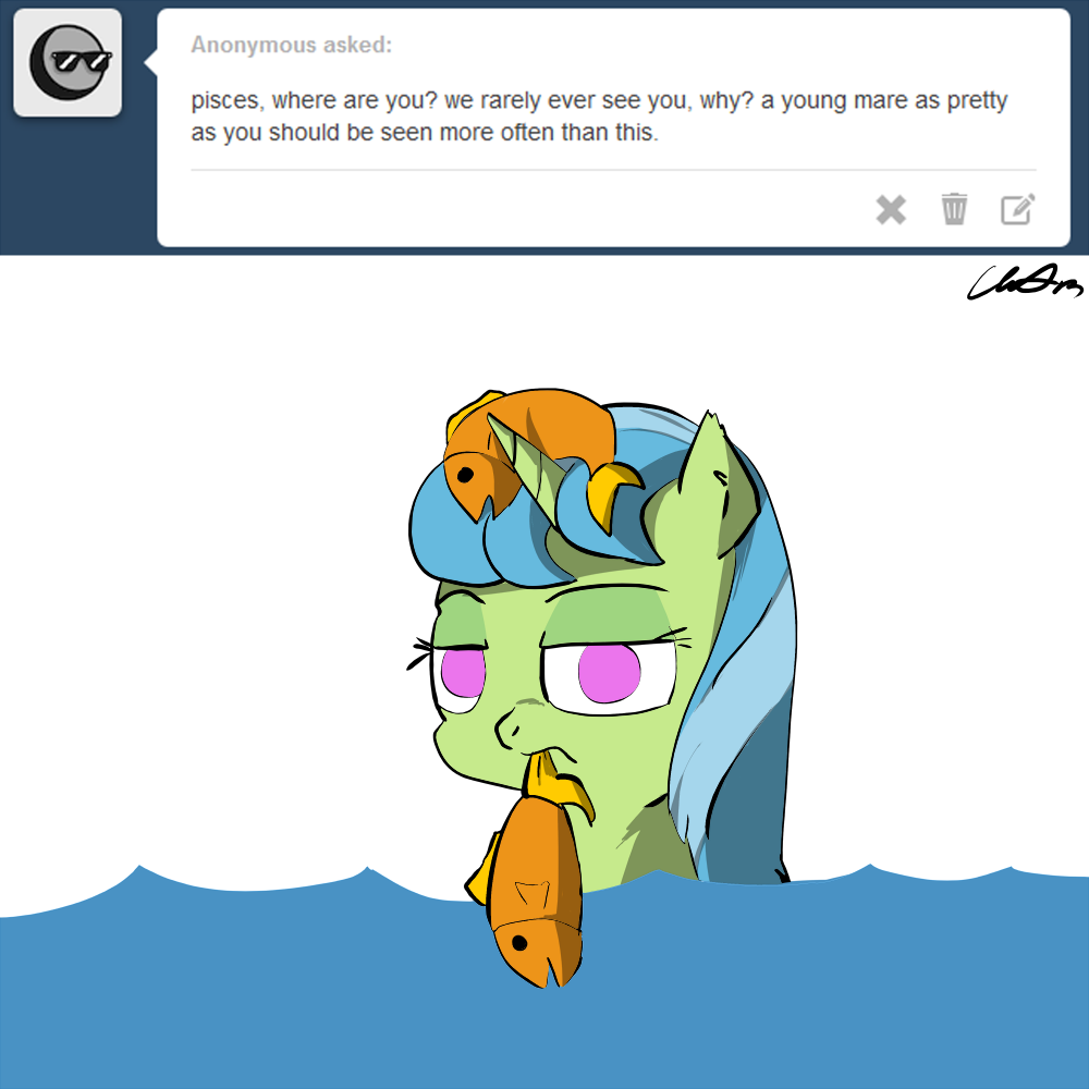 the-ponyscope:  Fishin’  x3!