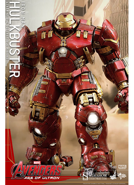 Here comes the deluxe 1/6 scale Hulkbuster Iron Man from Hot Toys&rsquo; Avengers: Age of Ultron