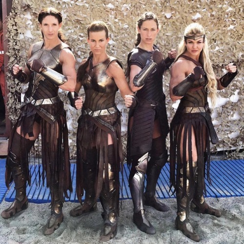 dcfilms: The Amazons on the set of Wonder Woman (2017)