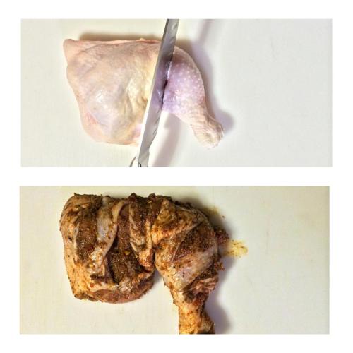 #Before &amp; #After #jerkchicken #KellzKitchen #keepcalmandbookchefbwoyyardie