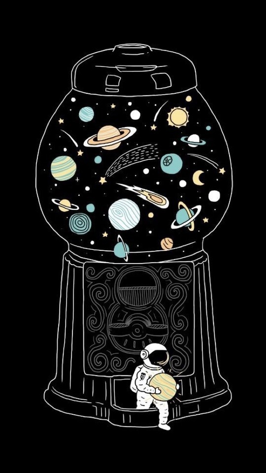 Astronaut Aesthetic Lockscreens