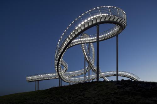 Tiger & Turtle - Magic Mountain – The walkable outdoor large-scale sculpture on the Heinrich-Hil