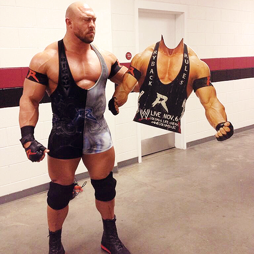 wrestlingeditsdaily:  WWEUniverse 6m: Backstage at #WWEColumbiaSC, @Ryback22 is not amused… @CLAmktg 