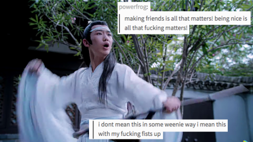 fytheuntamed:Untamed Memes (22/?) // Lan Jingyi as Tumblr Posts edition