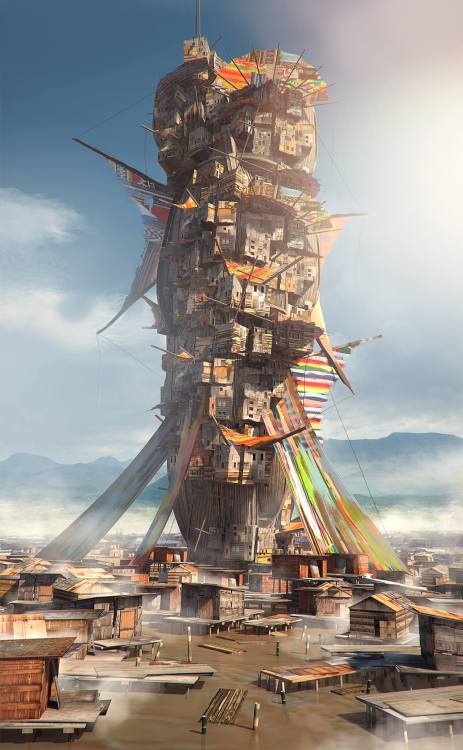 rhubarbes:  Digital art by Maciek Drabik. More concept art here. 