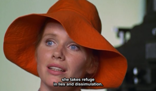 Liv Ullmann on her character (Anna) / En Passion, Ingmar Bergman.