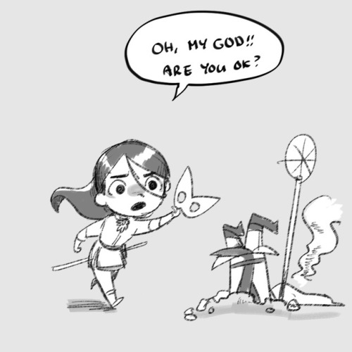 Day 48/365 Meeting Hana From The RPG With Kaho Series. Side Note, Kaho Is Just A Healer In This Series