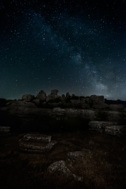 h4ilstorm:  Vía Láctea en el Torcal, salida fotográfica AMFA (by adona(antonio doña sedeño))