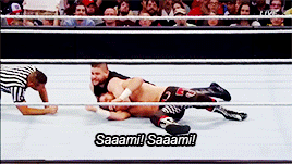 mithen-gifs-wrestling:  Quality headlock time with Kevin and Sami. 