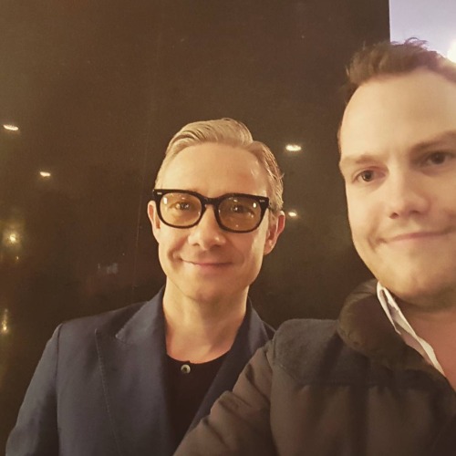 fuckyeahshockblanket: Martin Freeman in NYC 29.02.2016 (www.instagram.com/p/BCY-b_YIkcS/)