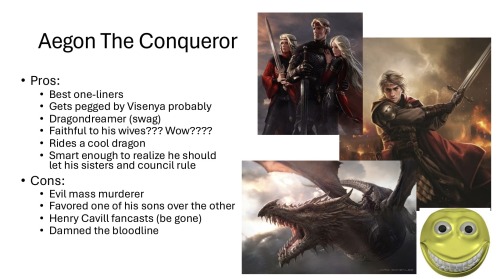 Ranked Every Aegon Targaryen Instead Of Working On My Thesis :)