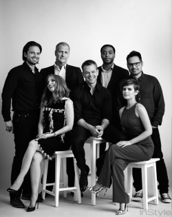 fateisnotastraightroad:  Sebastian Stan, Jessica Chastain, Jeff Daniels, Matt Damon, Chiwetel Ejiofor, Micheal Pena and Kate Mara - 2015 Toronto International Film Festival Instyle Portrait